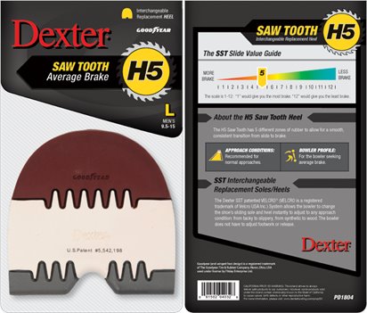 Multi Dexter Accessories H5 Saw Tooth Heel (Large)